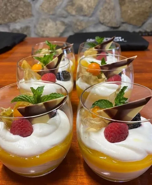 Postre de mango