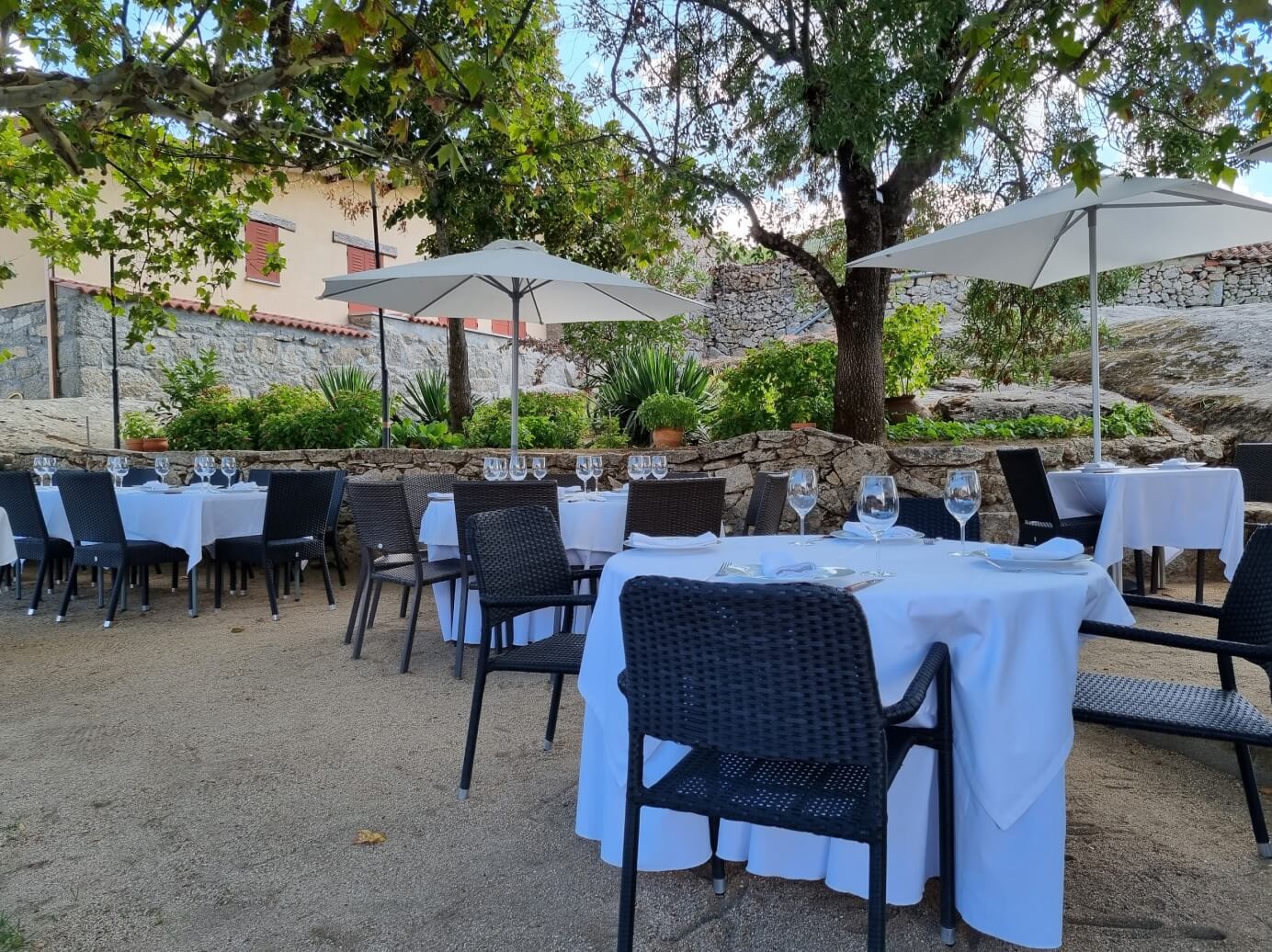 Vista panorámica de la terraza de Antiguo Mesón Fuentebuena